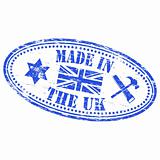 Made In The UK rubber stamp