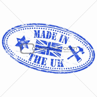 Made In The UK rubber stamp