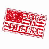 Made In The USA rubber stamp