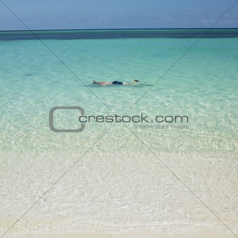 snorkeling, Guardalavaca, Cuba