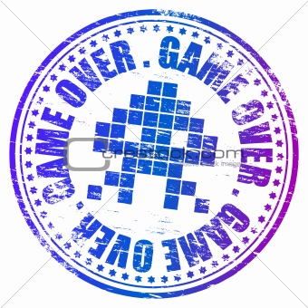 Game Over stamp