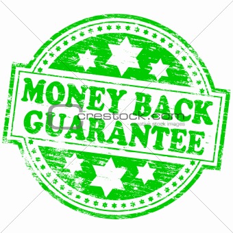 Money Back Guarantee stamp