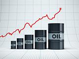 rising oil barrel