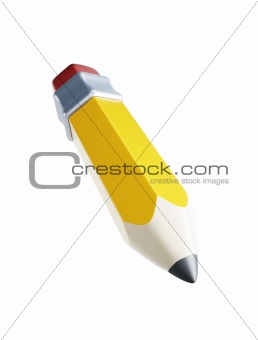 isolated 3d pencil