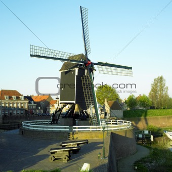 windmill, Heusden, Netherlands