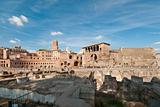 View at the Trajan's Forum