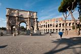 Arch of Constantine and Colosseum