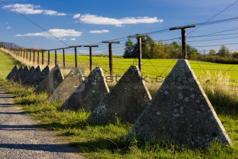 remains of iron curtain, Cizov, Czech Republic