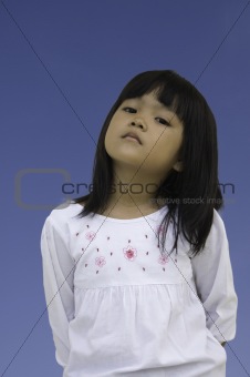 Asian children lady