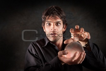 Fortuneteller With Crystal Ball
