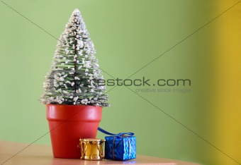 Christmas decorative fir tree