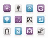 Atomic and Nuclear Energy Icons