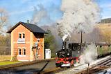 steam train, Steinbach - Johstadt, Germany