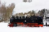 steam locomotive, Oberwiesenthal - Cranzhal (Fichtelbergbahn), Germany