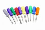 Colorful screwdrivers