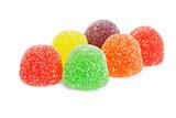 Colorful soft jelly candies 