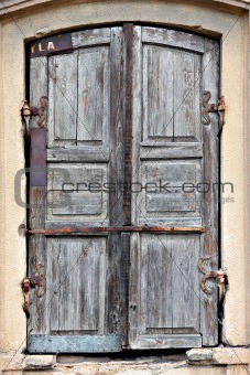 Old timeworn doors.