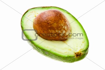 half of an avocado