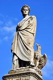 Dante Alighieri's sculpture in Florance
