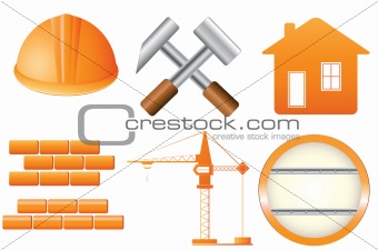 set of construction object