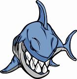 Cartoon Shark Mascot Vector Image