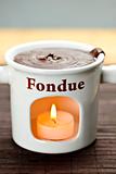 Chocolate fondue pot