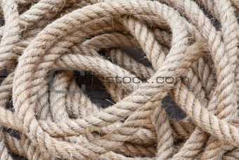 Big navy rope
