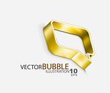 Vector 3d speech bubble