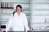 Female scientist in a laboratory