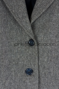 Tweed jacket detail