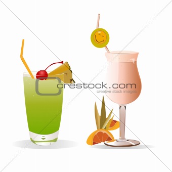 grapefruit and annanas cocktail