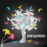 Abstract Origami Tree