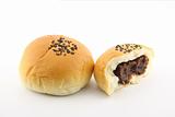 Bread Bun With Red Bean Paste