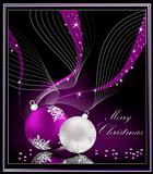 Violet Christmas background 