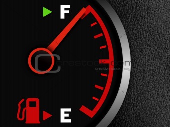 Gas full meter
