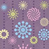 abstract vector floral background