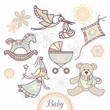 set of baby products