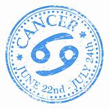 Cancer Star Sign rubber stamp