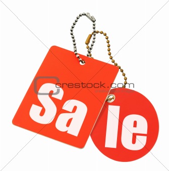 sale concept - price tags isolated
