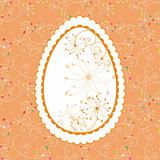 Abstract Easter holiday greeting card