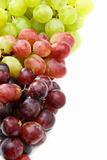 Red, pink and white grapes.