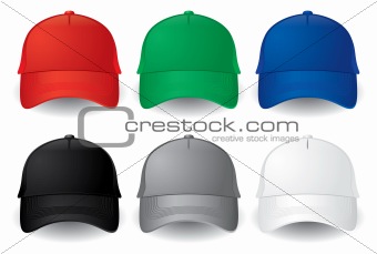 Vector baseball caps