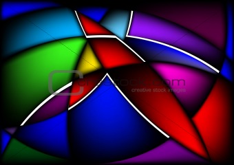 Wavy abstract bright colorful background 