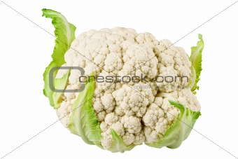 Whole Cauliflower isolated
