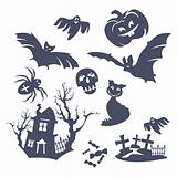 different Halloween icons