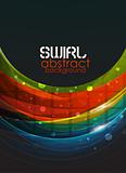 Abstract swirl motion background 