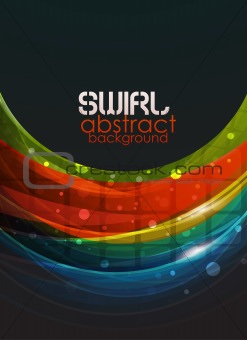 Abstract swirl motion background 