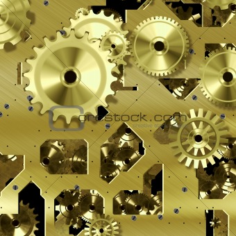mechanical gears symbol of progress