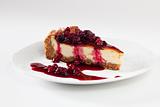 Cheesecake Slice with Soft Fruits