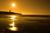 ballybunion sunny golden beach sunset